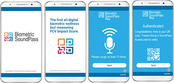 Biometrics SoundPass Screens