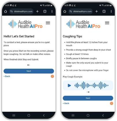 TestHub App Screens